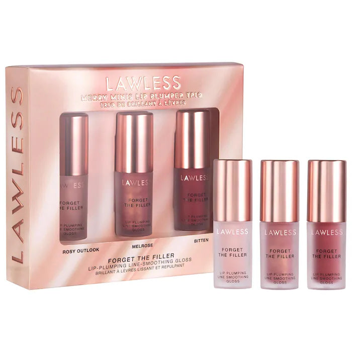 LAWLESS Merry Minis Lip Plumper Gloss Trio Set Standard size