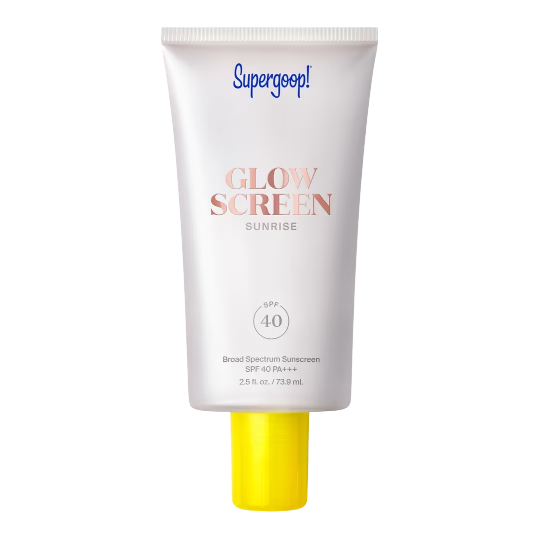 Supergoop! Glow Screen SPF 40 Jumbo Glowscreen SPF 40 Sunscreen with Hyaluronic Acid + Niacinamide, 1.7 oz