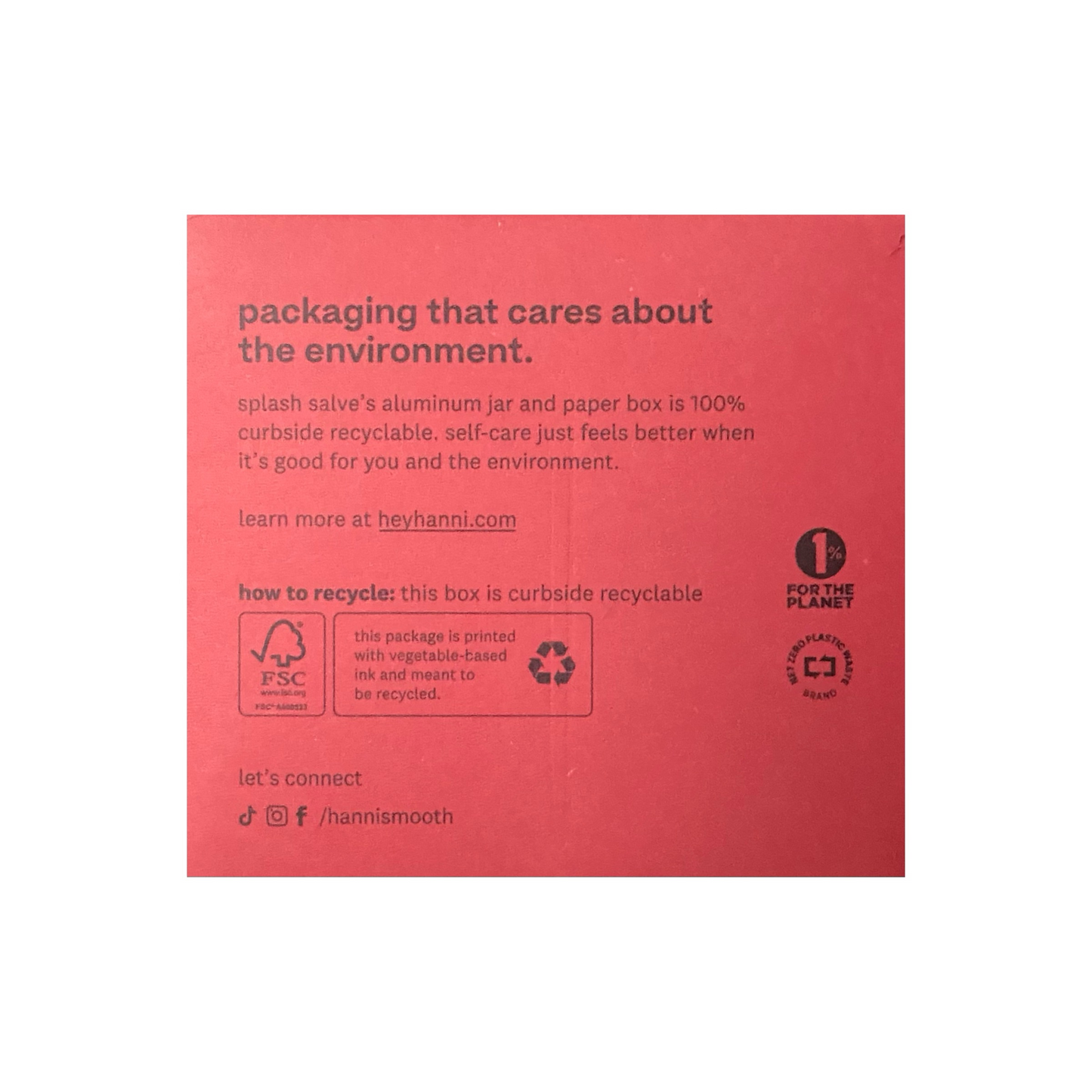 Hanni Splash Salve In-Shower Body Moisture Treatment, 250 ml