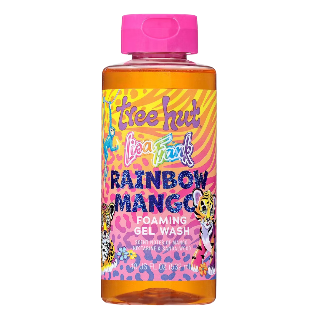 Tree Hut x Lisa Frank Rainbow Mango Foaming Gel Body Wash – 18 oz