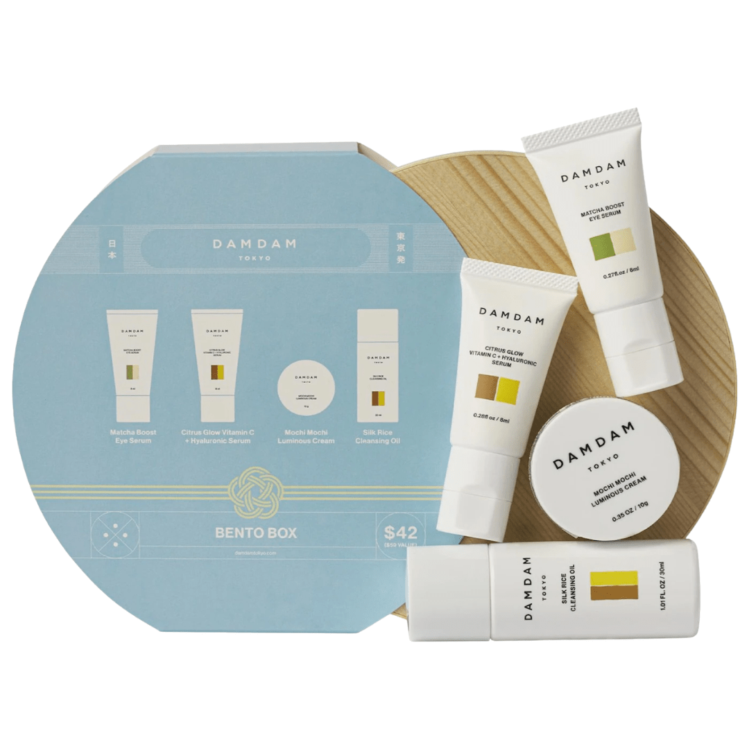 DAMDAM Hydrating & Rejuvenating Bestseller Set Bento Box