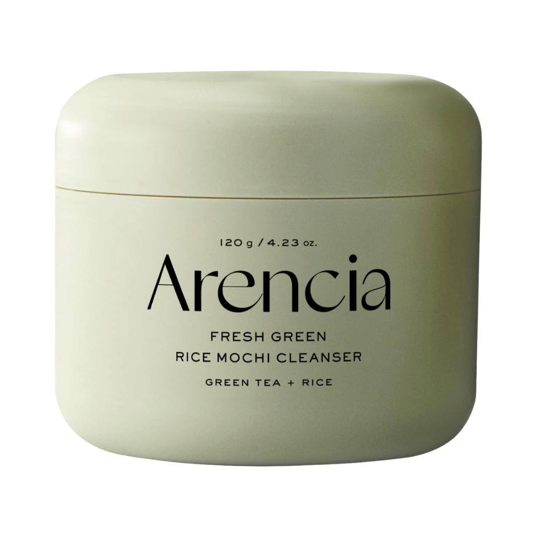 Arencia Fresh Green Rice Mochi Foaming Cleanser with Green Tea & Tea Tree For Acne-Prone Skin