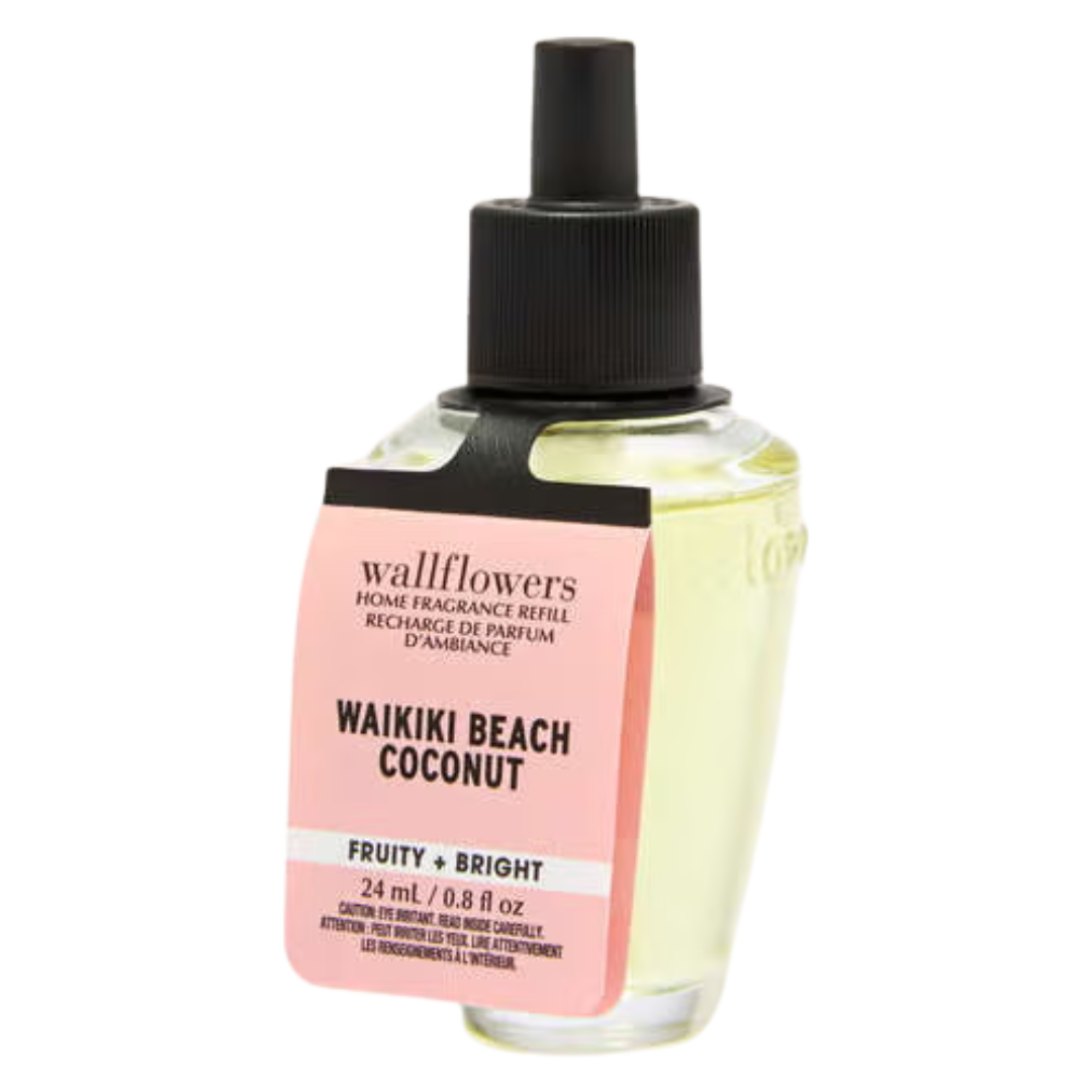 Bath & Body Works Waikiki Beach Coconut Wallflowers Fragrance Refill, 24ml