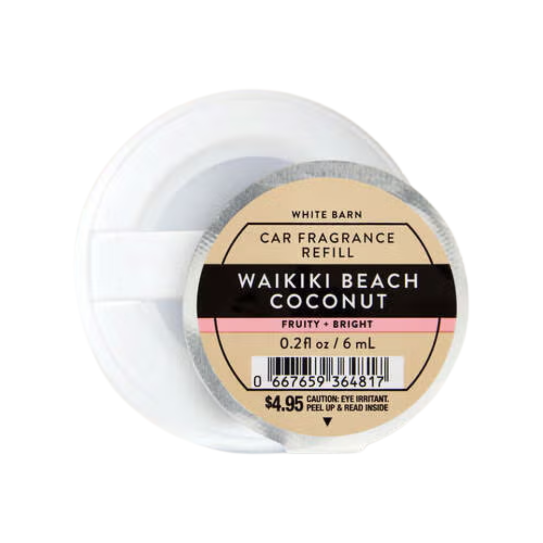 Bath & Body Works Waikiki Beach Coconut Car Fragrance Refill