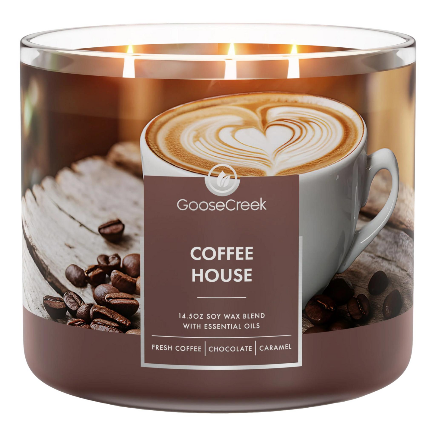 GooseCreek Coffee House 3-Wick Candle