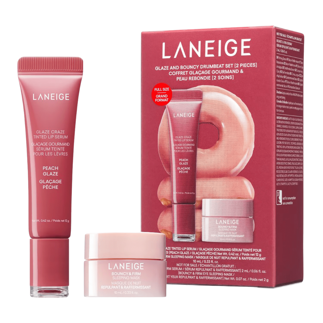 LANEIGE Glazed &amp; Bouncy Drumbeat Set