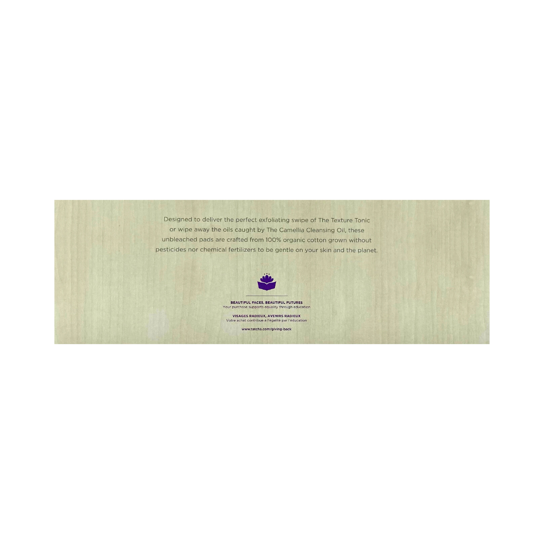 TATCHA Organic Cotton Pads 100 Pads