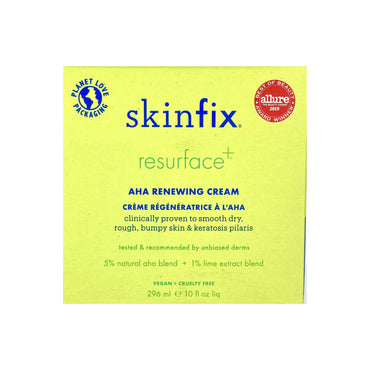 SKINFIX Resurface+ AHA Renewing Cream, 10 oz/ 296 ml, Skin Care, London Loves Beauty