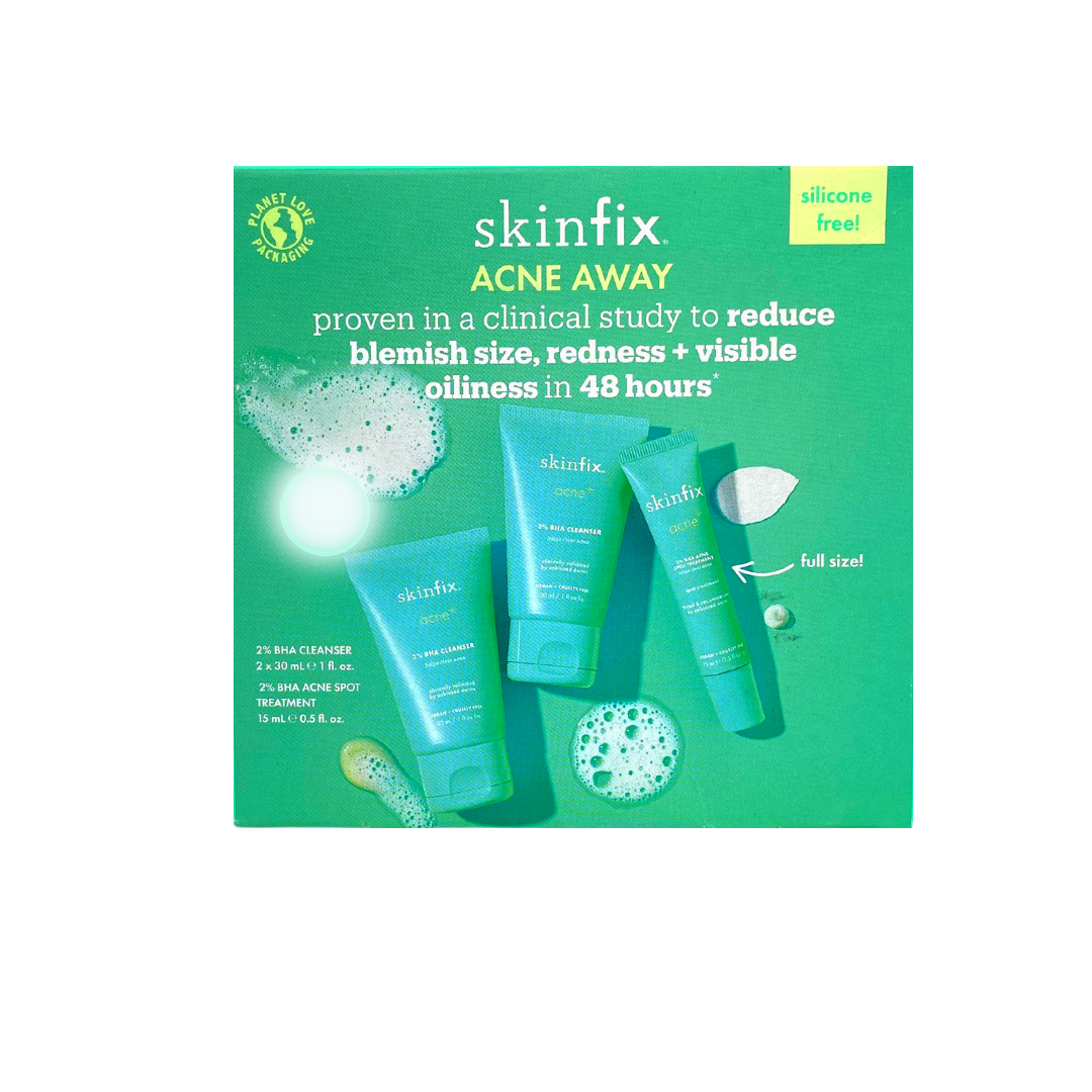 Skinfix Acne Away Kit + Salicylic Acid + Azelaic Acid + Niacinamide