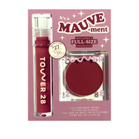 Tower 28 Beauty It's a Mauve-ment Lip Gloss + Cream Blush Duo Set