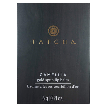 Tatcha Camellia Gold Spun Lip Balm 6g, lip balm, London Loves Beauty