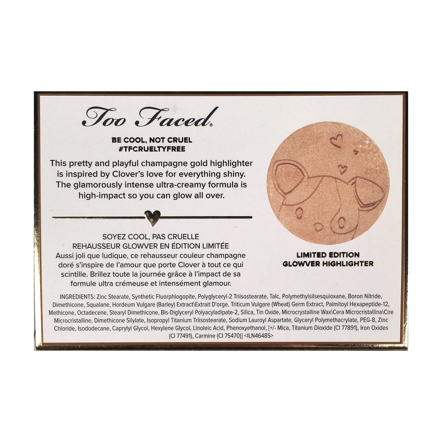 TOO FACED Glowver Puppy Love Highlighter, highlighter, London Loves Beauty